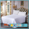 100% Cotton Sateen Stripe Fabric Queen Size Hotel Bedding Set